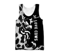 Love Dairy Cattle 3D All Over Printed Shirts For Men And Woman