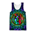 Psychedelic Hippie German Shepherd Unisex Shirts VP17102002