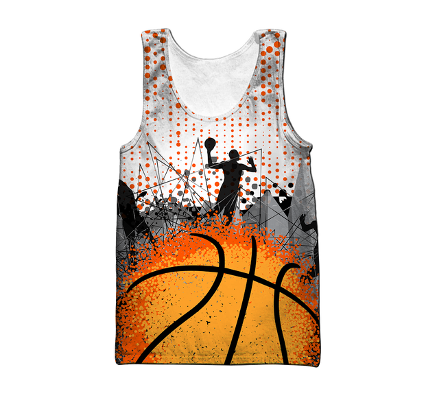 Basketball Love 3D All Over Printed Hoodie Shirt by SUN MH1706201S