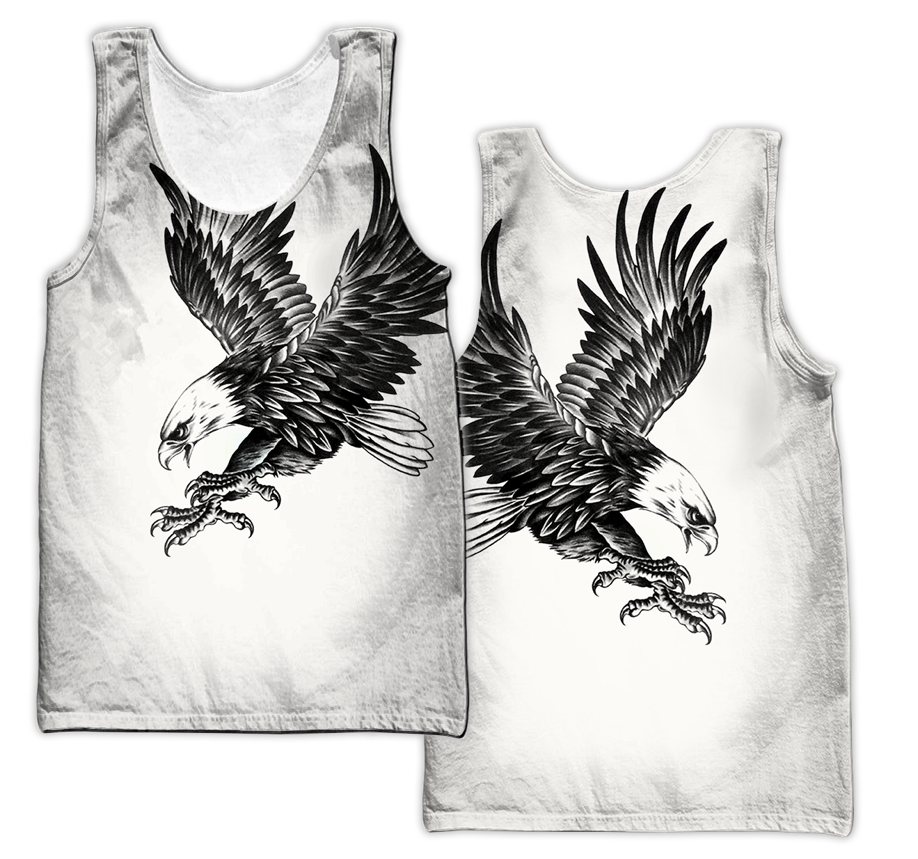 Eagle Tatoo Hoodie 3D All Over Printed Shirts For Men Pi15072003-Apparel-LAM-Tank Top-S-Vibe Cosy™