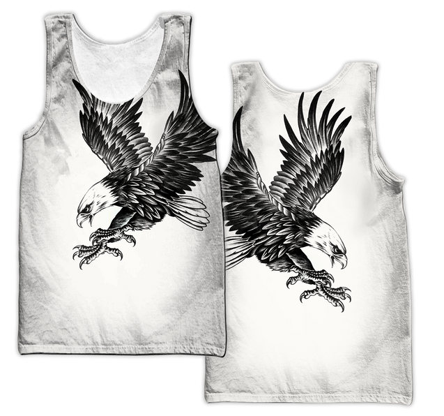 Eagle Tatoo Hoodie 3D All Over Printed Shirts For Men Pi15072003-Apparel-LAM-Tank Top-S-Vibe Cosy™