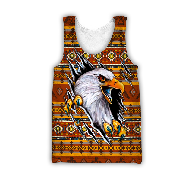 Eagle Native American Hoodie 3D All Over Printed Shirts TR0409202-LAM