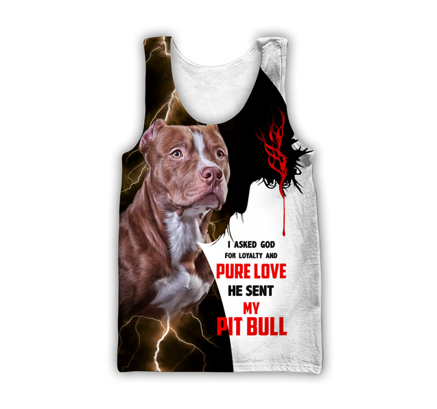 Premium God Sent Me My Pit Bull Unisex Shirts DL1006206