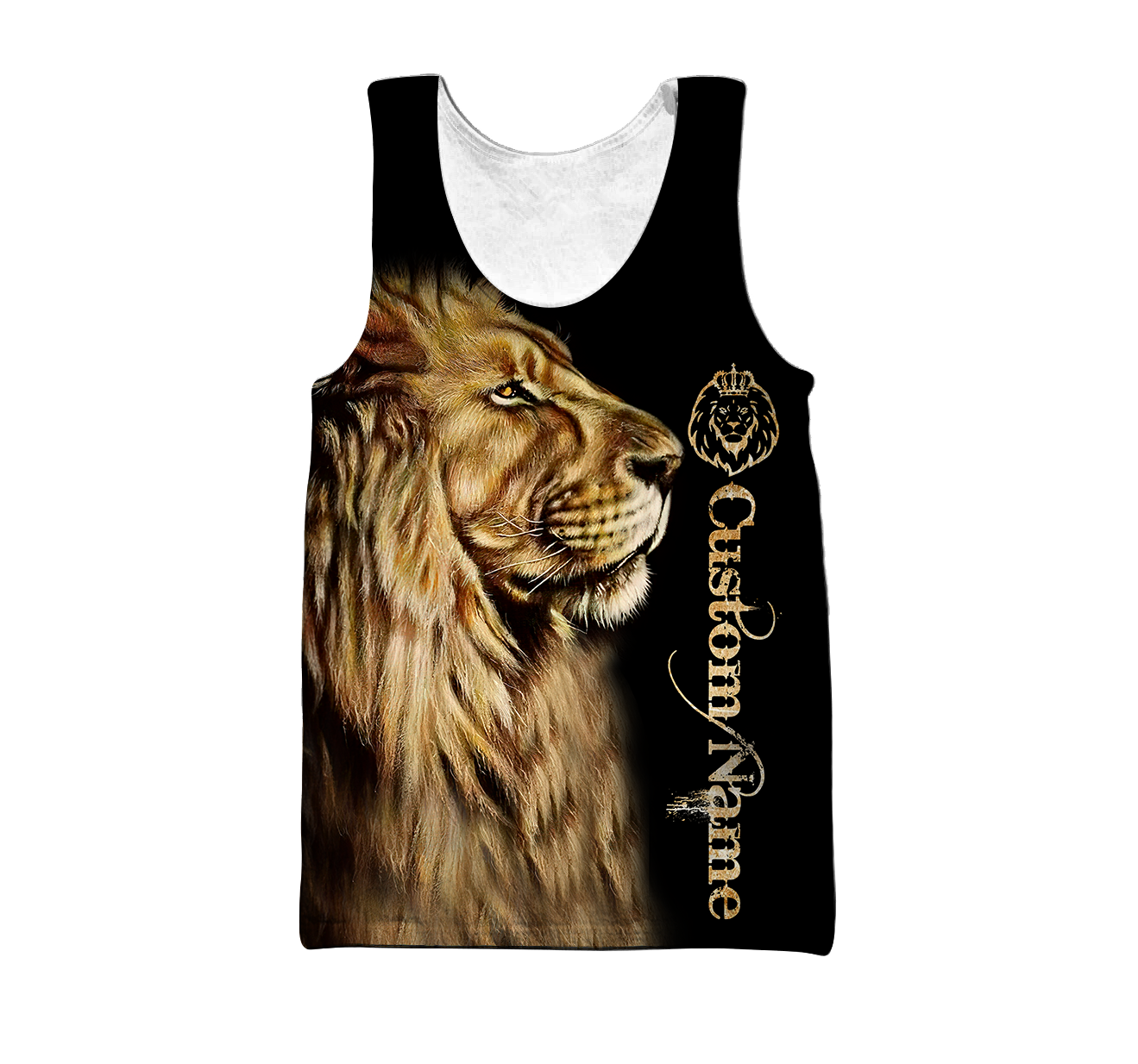 Custom Name King Lion 3D All Over Printed Unisex Shirts