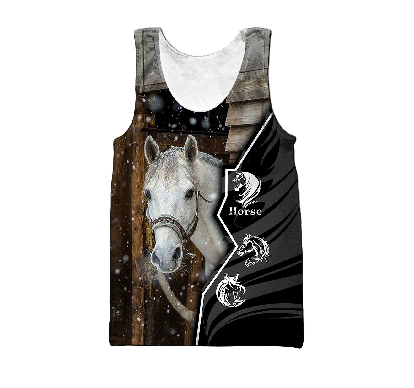 Beautiful Horse 3D All Over Printed shirt for Men and Women Pi040102-Apparel-TA-Tank Top-S-Vibe Cosy™