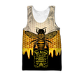 Bee Keeper All Over Printed Hoodie For Men And Women MEI