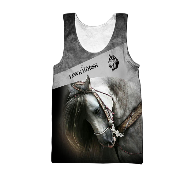 Beautiful Horse 3D All Over Printed shirt for Men and Women Pi070101-Apparel-NNK-Hoodie-S-Vibe Cosy™