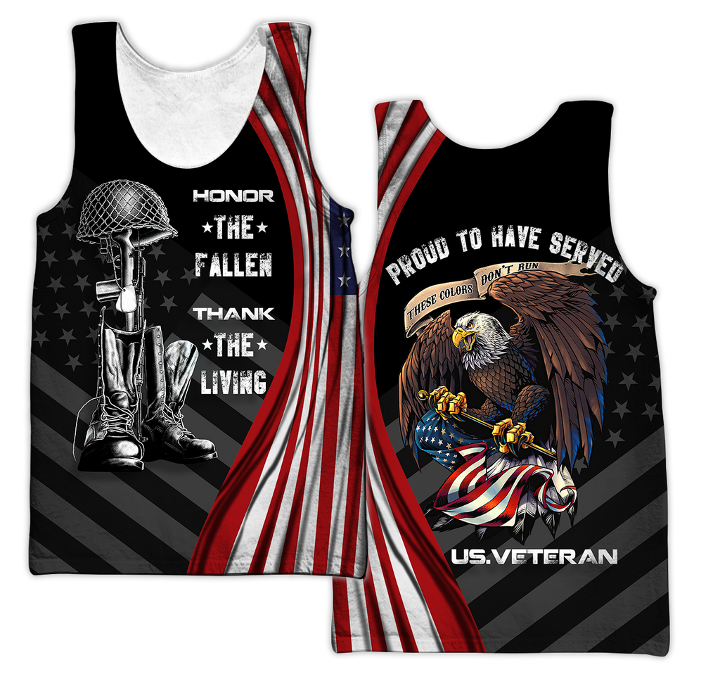 Honor The Fallen Thank The Living 3D All Over Printed Shirts For Men and Women Pi17092002