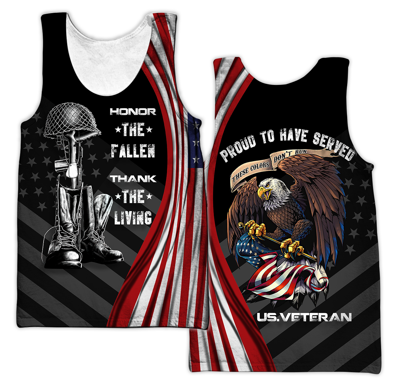 Honor The Fallen Thank The Living 3D All Over Printed Shirts For Men and Women Pi17092002