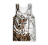 Deer Hunting Golden Retriever Tatoo Camo 3D All Over Print  Hoodie TR1708202