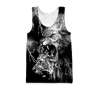 Lion Tattoo Thunder 3D All Over Printed  Unisex Shirts