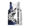 German shepherd blue tattoo 3d hoodie shirt for men and women HAC190801