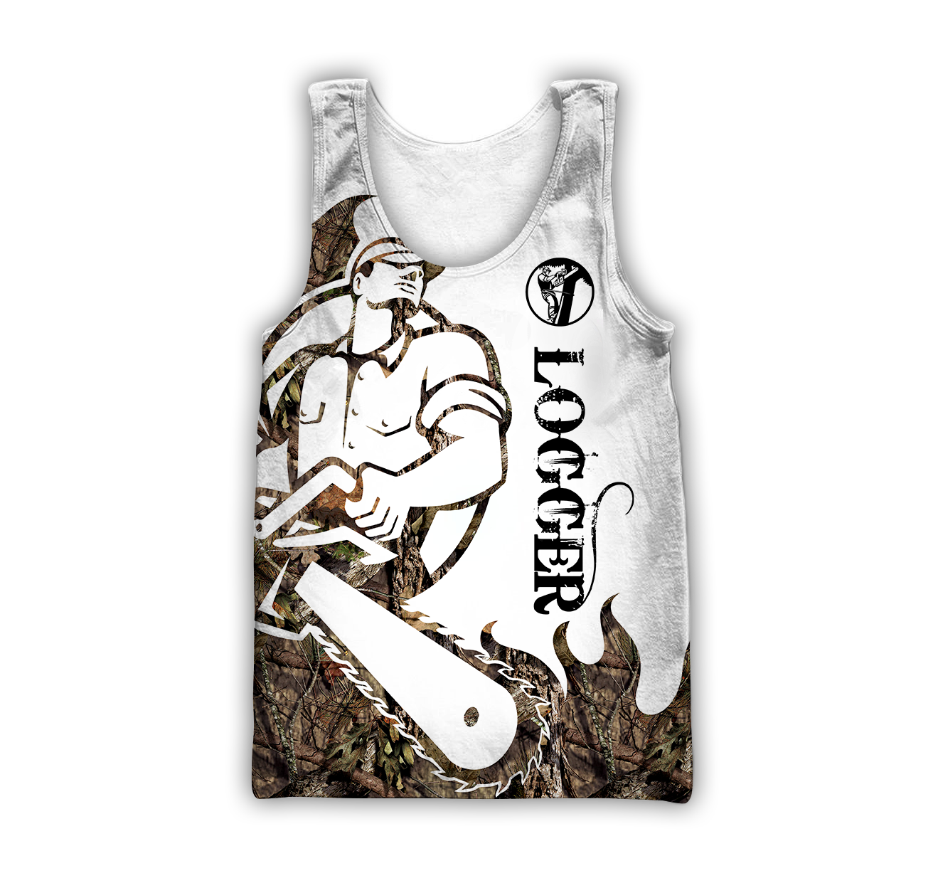 Logger Man Tattoo Camo Unisex Shirts TRST1010201