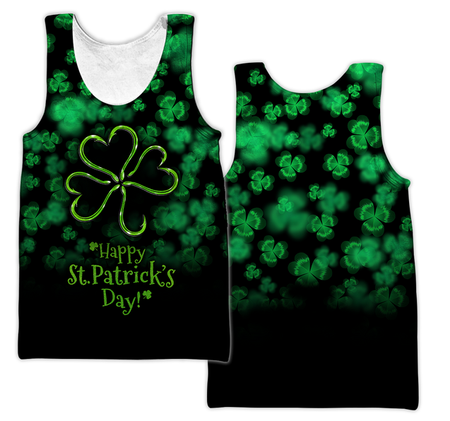 Happy St Patrick's Day Irish Hoodie T-Shirt Sweatshirt for Men and Women Pi170204-Apparel-NM-Men's tank top-S-Vibe Cosy™