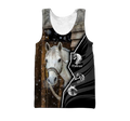 Beautiful Horse 3D All Over Printed shirt for Men and Women Pi040102-Apparel-NNK-Tank Top-S-Vibe Cosy™