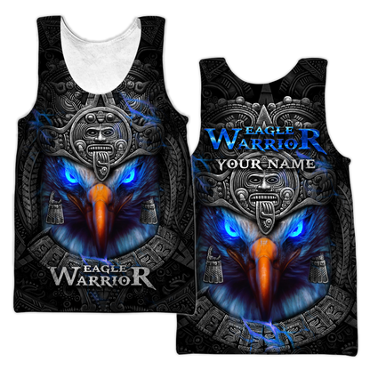 Eagle Warior Aztec 3D All Over Printed Shirts For Men And Women