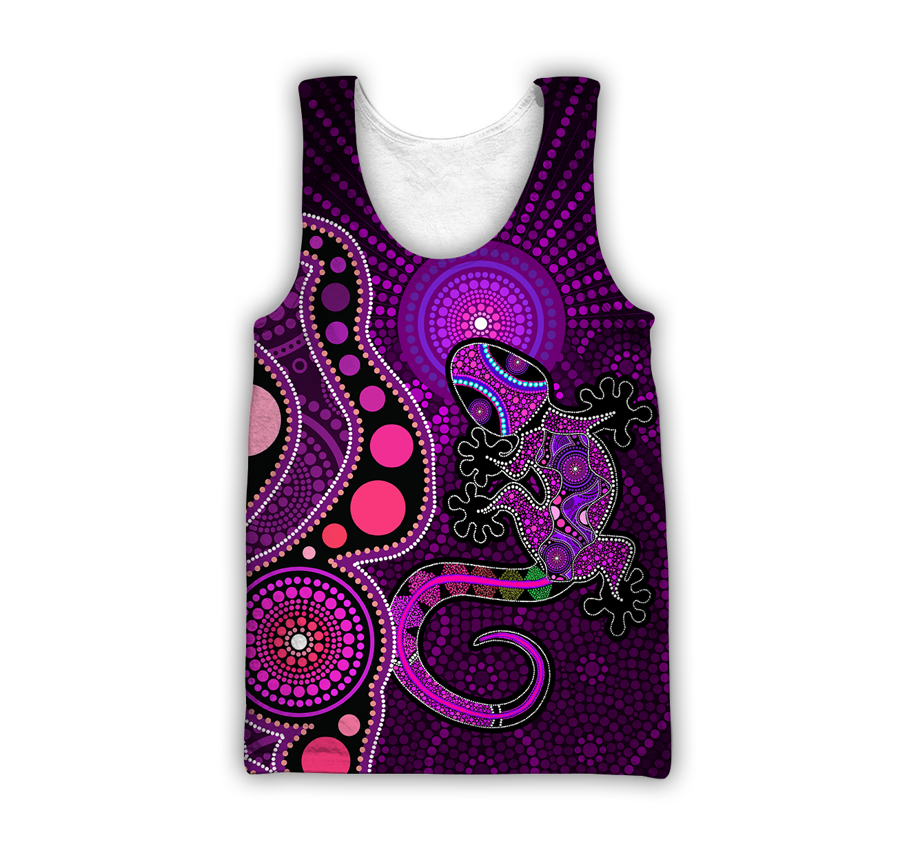 Aboriginal Australia Indigenous Purple The Lizard and The Sun shirts for men and women-Apparel-Huyencass-T-Shirt-S-Vibe Cosy™