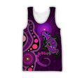 Aboriginal Australia Indigenous Purple The Lizard and The Sun shirts for men and women-Apparel-Huyencass-T-Shirt-S-Vibe Cosy™