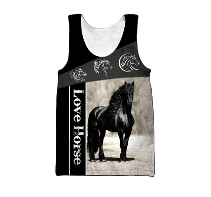 Love Horse 3D All Over Printed Shirts For Men and Women TA09252001