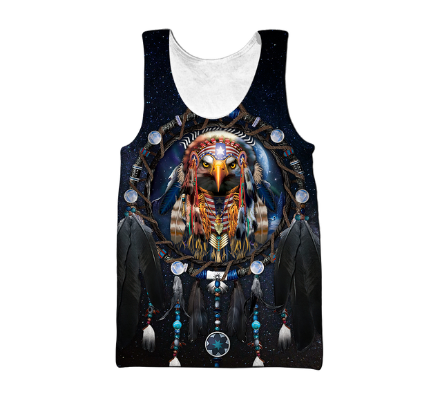 Eagle Dreamcatcher Native American Hoodie 3D All Over Printed Shirts Pi09092001-LAM