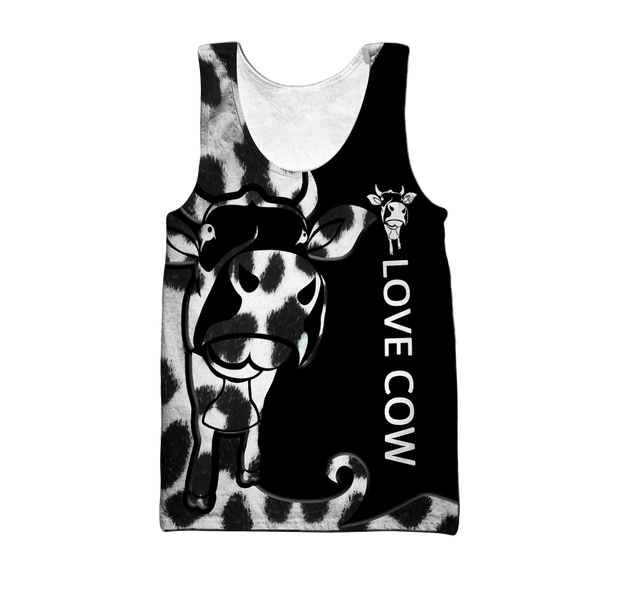 Love Cow 3D All Over Printed Shirts For Men And Woman