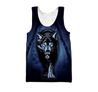 Night Wolf 3D All Over Print Hoodie T Shirt For Men and Women HHT07092016