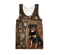 Rottweiler 3d unisex shirt TNA11022001