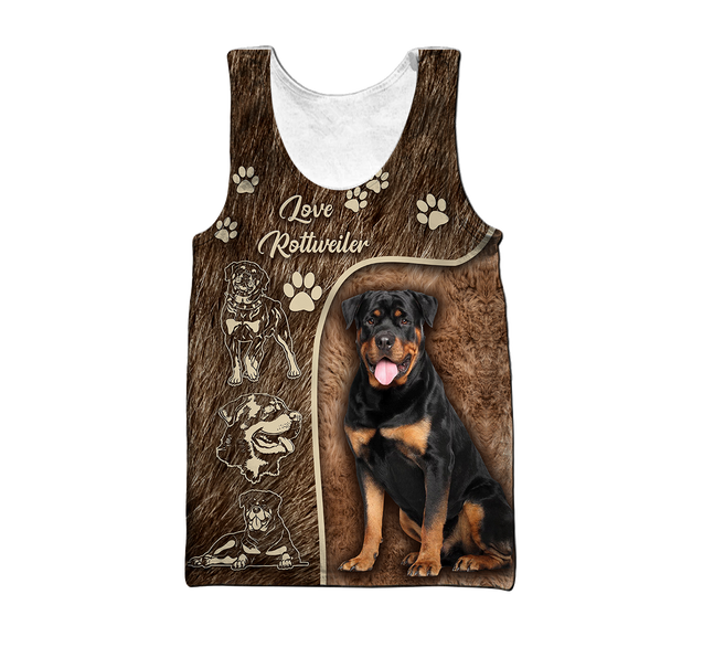 Rottweiler 3d unisex shirt TNA11022001