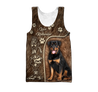 Rottweiler 3d unisex shirt TNA11022001