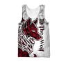 Wolf Tattoos Hoodie T Shirt For Men and Women Pi230401 - Amaze Style™-Apparel