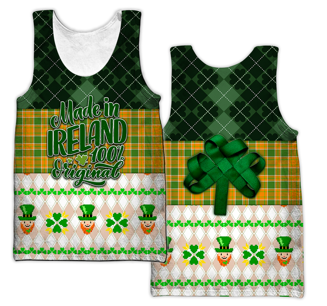 Irish St.Patrick day 3d hoodie shirt for men and women TNA10302003PT