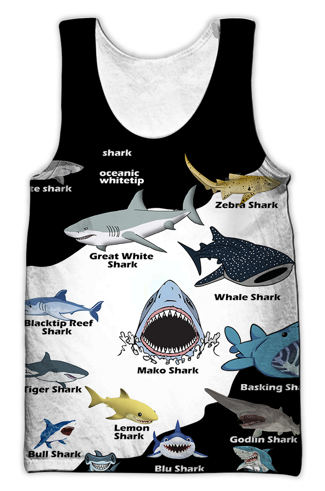 Love Shark Fishing 3D All Over Printed Shirts