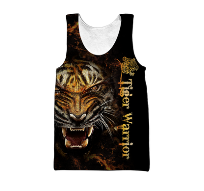 Tiger Warrior Over Printed Shirt for men and women