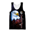 Eagle Custom Name 3D All Over Printed Shirts For Men