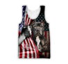 Premium Pit Bull Terrier American Flag Unisex Shirts TR0610201