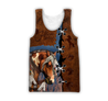 Brown Horse 3D All Over Printed Shirts TR1606201S-Apparel-TA-Tank Top-S-Vibe Cosy™