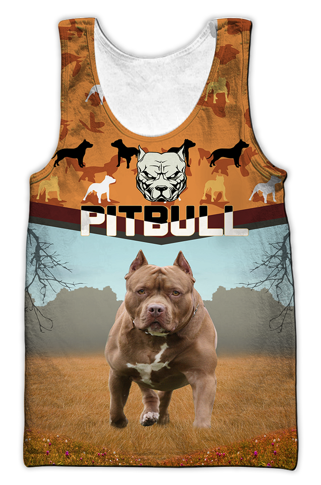 Pitbull 3d hoodie shirt for men and women HVT07112002