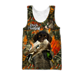 Duck Hunting Labrador Retriever Orange Camo 3D All Over Print  Hoodie Pi17082001S