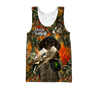 Duck Hunting Labrador Retriever Orange Camo 3D All Over Print  Hoodie Pi17082001S