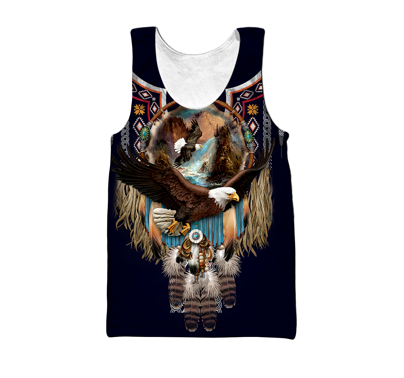 Eagle Fly Dreamcatcher Native American 3D All Over Printed Shirts