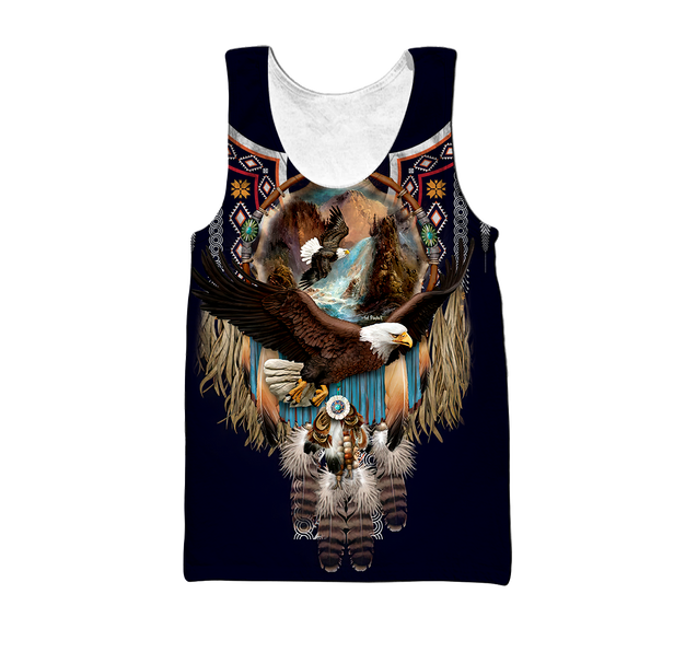 Eagle Fly Dreamcatcher Native American 3D All Over Printed Shirts