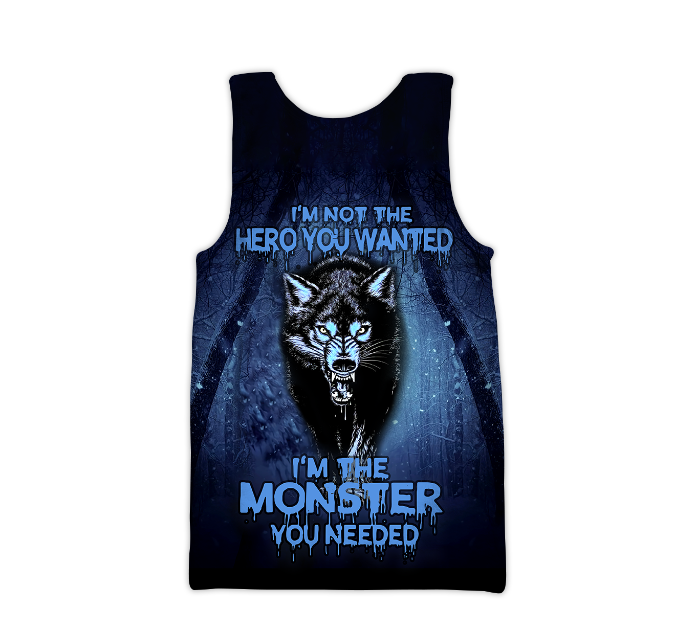Night Wolf 3D All Over Print Hoodie T Shirt For Men and Women HHT07092016