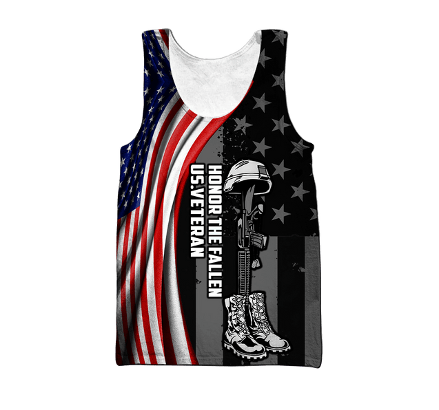 Honor The Fallen US Veteran3D All Over Printed Shirts For Men and Women MH1509203