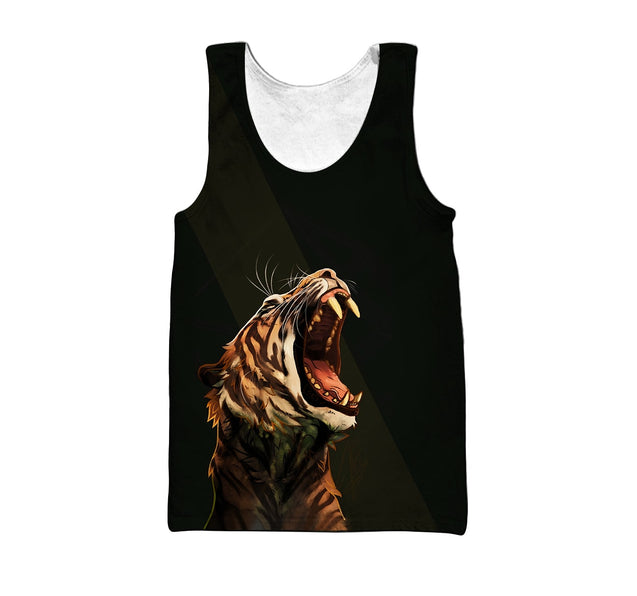 Powerful Screaming Tiger Hoodie For Men And Women MH2008203-TQH