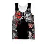 Japanese Samurai Tattoo 3D Over Printed Unisex Hoodie ML