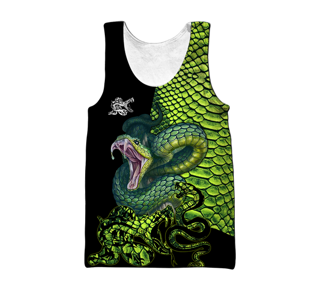 Snake 3D All Over Printed Unisex Shirt