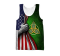 Irish St.Patrick day 3d hoodie shirt for men and women MH0511201