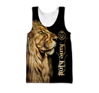 Custom Name June King Lion  3D All Over Printed Unisex Shirts