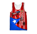 Puerto Rico Caribbean Frog Shirts TH20061608S-Apparel-TQH-Tank Top-S-Vibe Cosy™