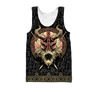 Love Skull Viking 3D all over printed for man and women QB06062004-Apparel-PL8386-Tank Top-S-Vibe Cosy™